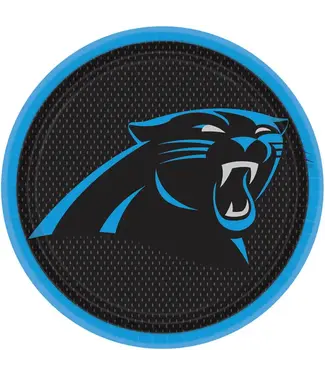 Amscan Carolina Panthers 9in Plates - 8 Count