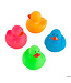 FUN EXPRESS Mini Neon Rubber Duckies -8 Count
