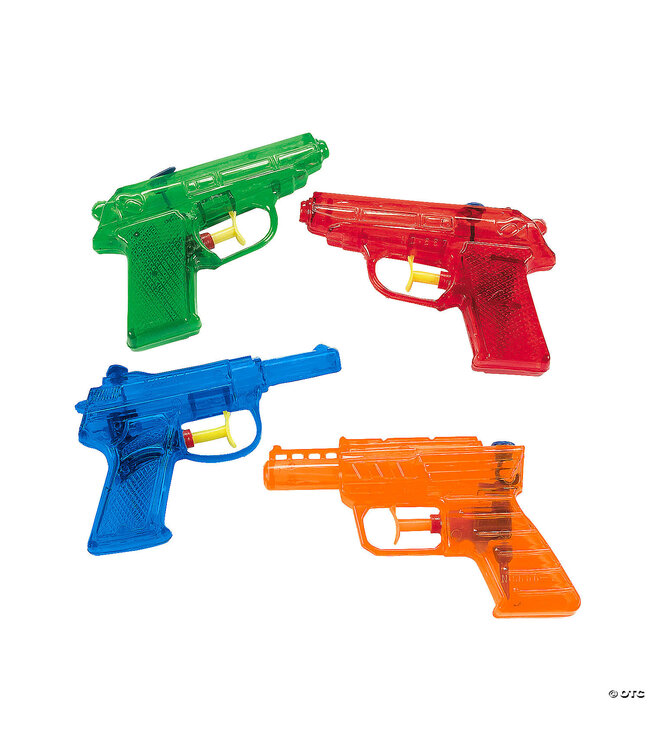 FUN EXPRESS Water Squirt Guns - 6 Count