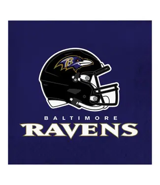 Creative Converting Baltimore Ravens Lunch Napkins - 16 Count