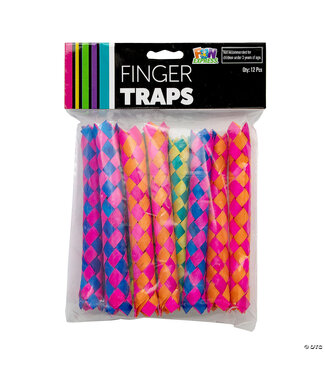 FUN EXPRESS Woodchip Finger Traps - 12 Count