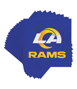 Creative Converting LA Rams Lunch Napkins - 16 Count