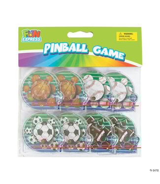 FUN EXPRESS Mini Sport Ball Pinball Games - 8 Count