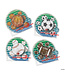 FUN EXPRESS Mini Sport Ball Pinball Games - 8 Count
