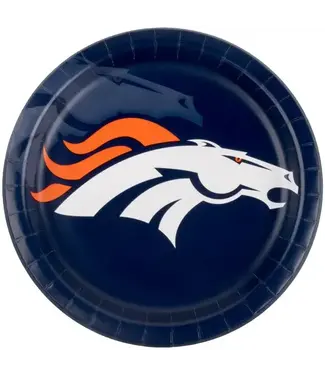 Creative Converting Denver Broncos 9in Plates - 8 Count