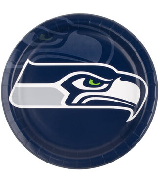 Creative Converting Seattle Seahawks 9in plates - 8 Count