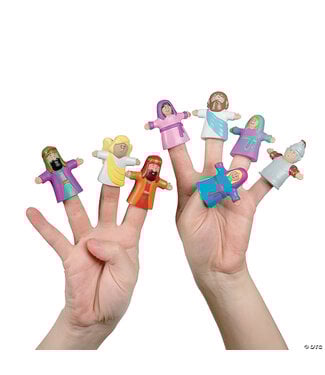 FUN EXPRESS Mini Vinyl He Lives Finger Puppets - 12 Count