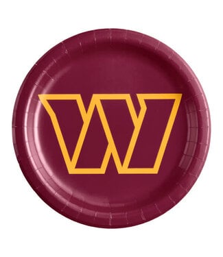 Creative Converting Washington Commanders 9in Plates - 16 Count