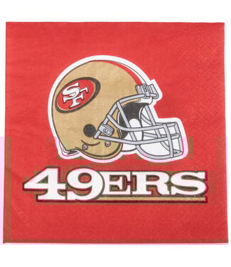 Creative Converting San Francisco 49ERS Lunch Napkins - 16 Count