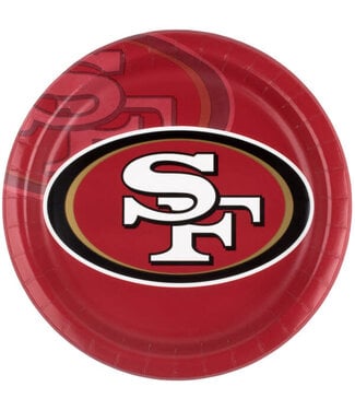Creative Converting San Francisco 49ERS 9in Plate - 8 Count