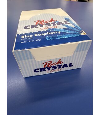 SQUIRE BOONE VILLAGE 24CT ROCK CANDY BLUE RASPBERRY