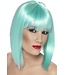 SMIFFY'S Glam Wig, Neon Aqua
