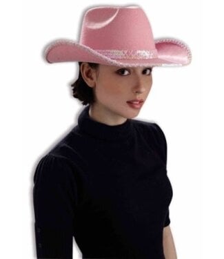 Forum Novelties DLX COWGIRL HAT PINK