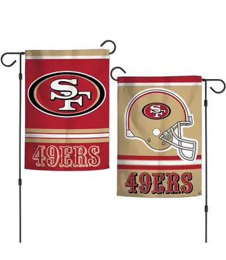 WINCRAFT San Francisco 49ERS 2-Sided 12.5inX18in Garden Flag