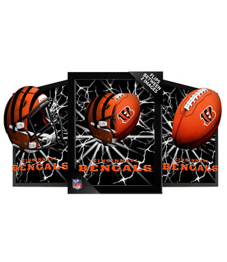 SPORTICULTURE Cincinnati Bengals 12inX16in 3D Lenticular Poster