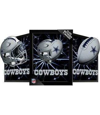 SPORTICULTURE Dallas Cowboys 12inX16in 3D Lenticular Poster
