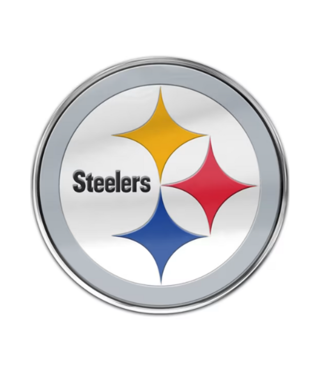 WINCRAFT Pittsburgh Steelers Colored Auto Emblem