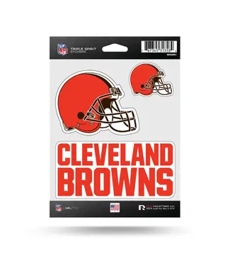 Cleveland Browns Triple Spirit Stickers
