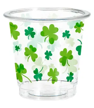 Creative Converting St. Patrick's Shamrock Shot Glass 8ct - 2oz