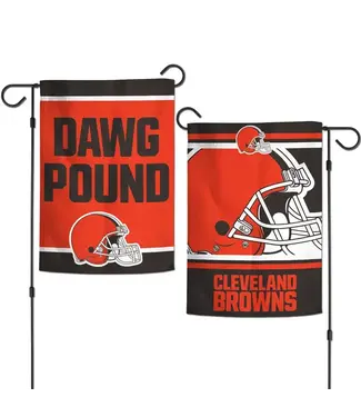 WINCRAFT Cleveland Browns 12.5inX18in 2-Sided Garden Flag