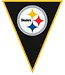 Amscan Pittsburgh Steelers Pennant Banner