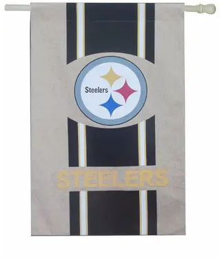 Pittsburgh Steelers Burlap Flag