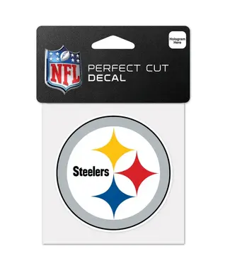 WINCRAFT Pittsburgh Steelers 4inX4in Decal