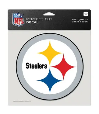 WINCRAFT Pittsburgh Steelers 8x8 Decal