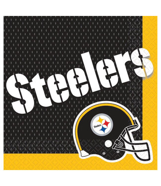Amscan Pittsburgh Steelers Lunch Napkins 36ct