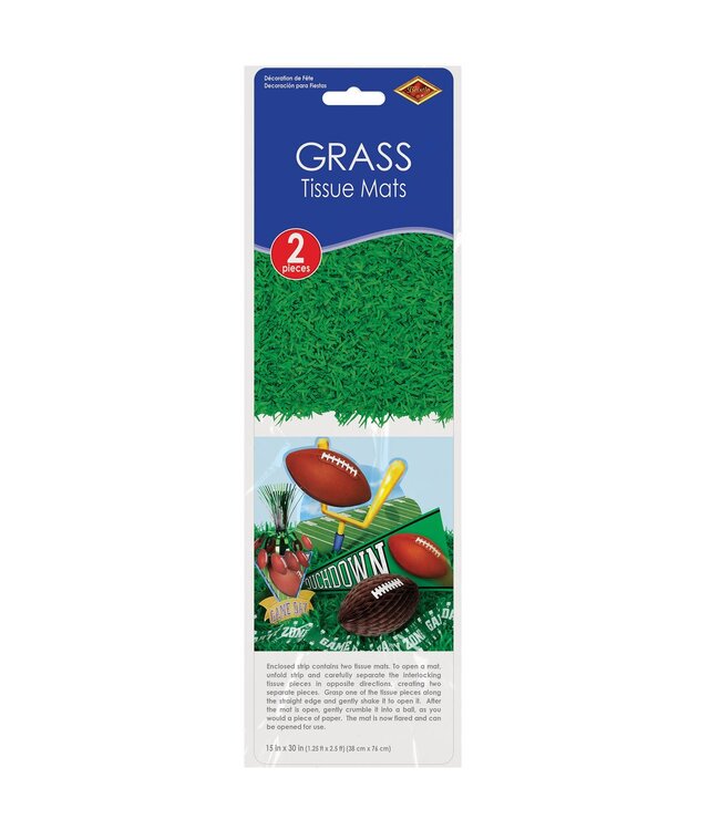 BEISTLE Tissue Grass Mats - 2ct
