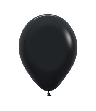 Sempertex Deluxe Black 5in Latex Balloons - 50ct