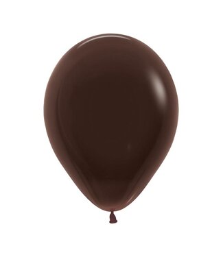 Sempertex Deluxe Chocolate Brown 5in Latex Balloons - 50ct