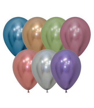 Sempertex Reflex Assortment 5in Latex Balloons - 50ct