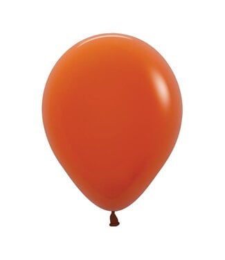 Sempertex Deluxe Sunset Orange 5in Latex Balloons - 50ct