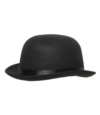 UNDERWRAPS FELT BOWLER HAT BLACK