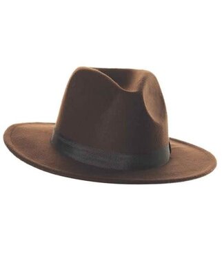 UNDERWRAPS FELT FEDORA BROWN