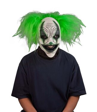 OKTOBER STUDIOS Green Carousel Clown Costume Mask
