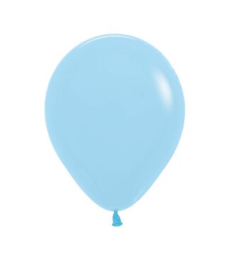Sempertex Pastel Matte Blue 5in Latex Balloons - 50ct