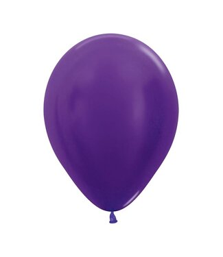 Sempertex Metallic Violet 5in Latex Balloons - 50ct