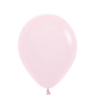 Sempertex Pastel Matte Pink 11in Latex Balloons - 25ct