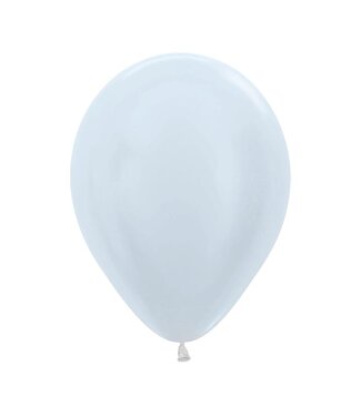 Sempertex Pearl White 11in Latex Balloons - 25ct