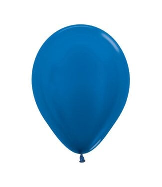 Sempertex Metallic Blue 11in Latex Balloons - 25ct