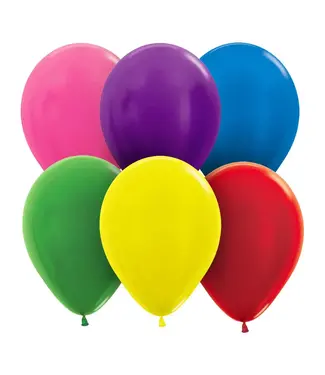 Sempertex Metallic Assortment 11in Latex Balloons - 25ct