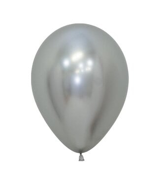 Sempertex Reflex Silver 11in Latex Balloons - 25ct