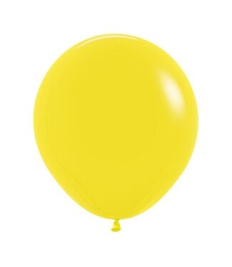 Sempertex Fashion yellow 18in Latex Balloons - 6ct