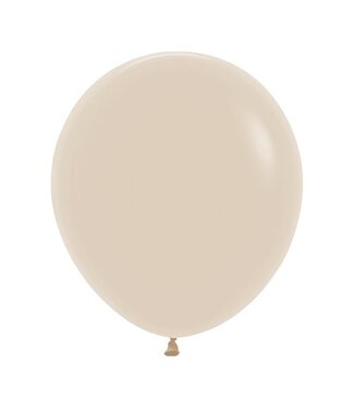 Sempertex Deluxe White Sand 18in Latex Balloons - 6ct