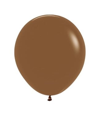 Sempertex Deluxe Coffee 18in Latex Balloons - 6ct