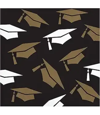 Creative Converting Graceful Grad Beverage Napkins 16 ct