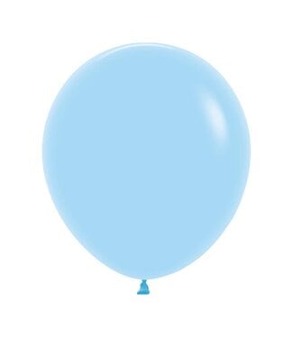 Sempertex Pastel Matte Blue 18in Latex Balloons - 6ct