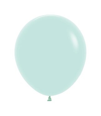 Sempertex Pastel Matte Green 18in Latex Balloons - 6ct